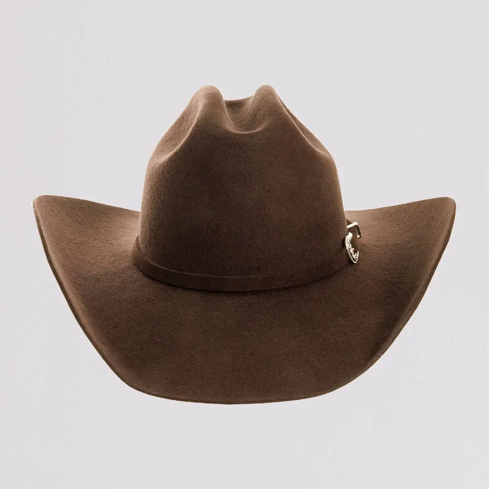 Cattleman Chocolate | Mens Felt Brown Cowboy Hat sold by American Hat Makers product image thumbnail 4