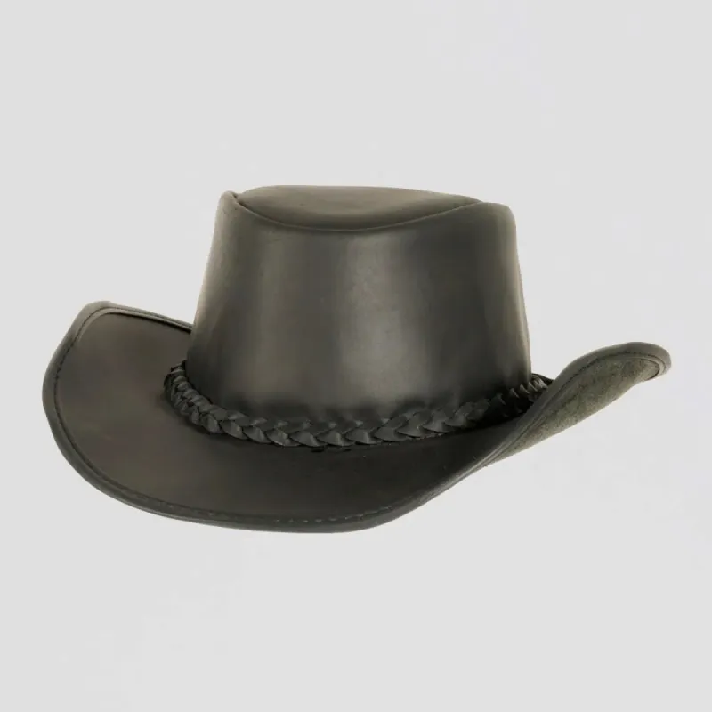 Backwoods | Womens Leather Outback Hat sold by American Hat Makers