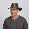 Bushman | Mens Leather Outback Hat sold by American Hat Makers