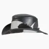 Pinto | Womens Leather Cowgirl Hat with Calf Accents sold by American Hat Makers