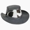Pinto | Womens Leather Cowgirl Hat with Calf Accents sold by American Hat Makers