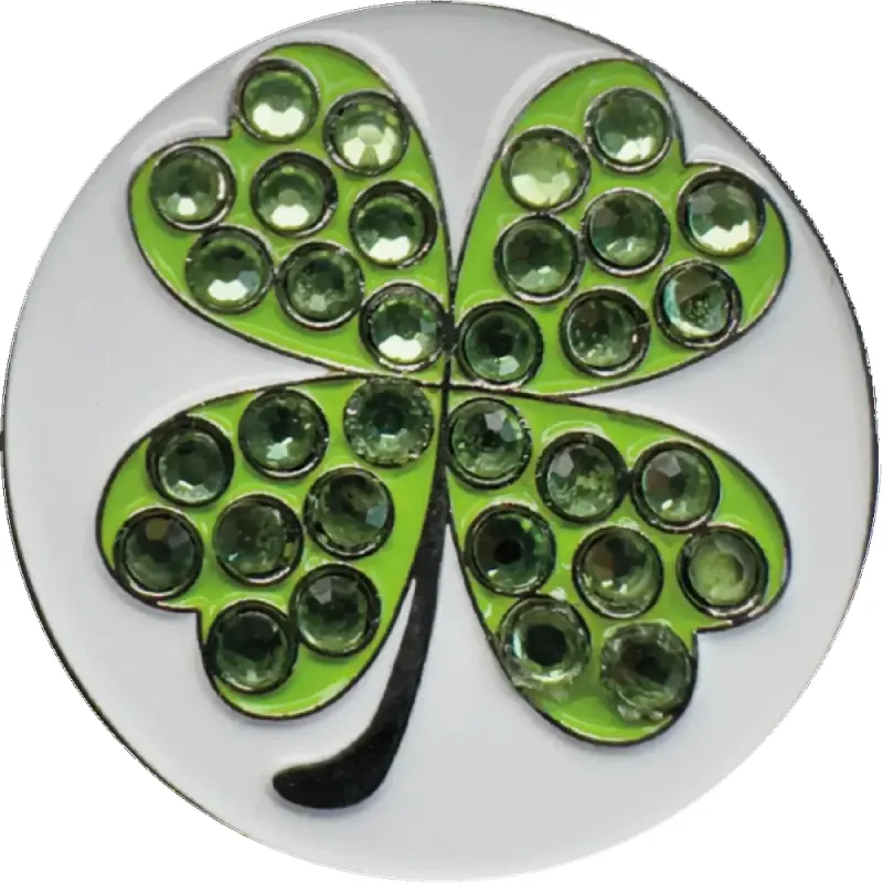 4 Leaf Clover Bling | Magnetic Hat Pin sold by American Hat Makers
