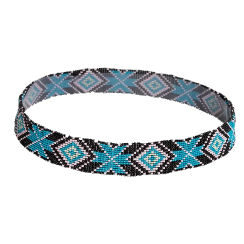 Sadie | Black Beaded Hat Band sold by American Hat Makers