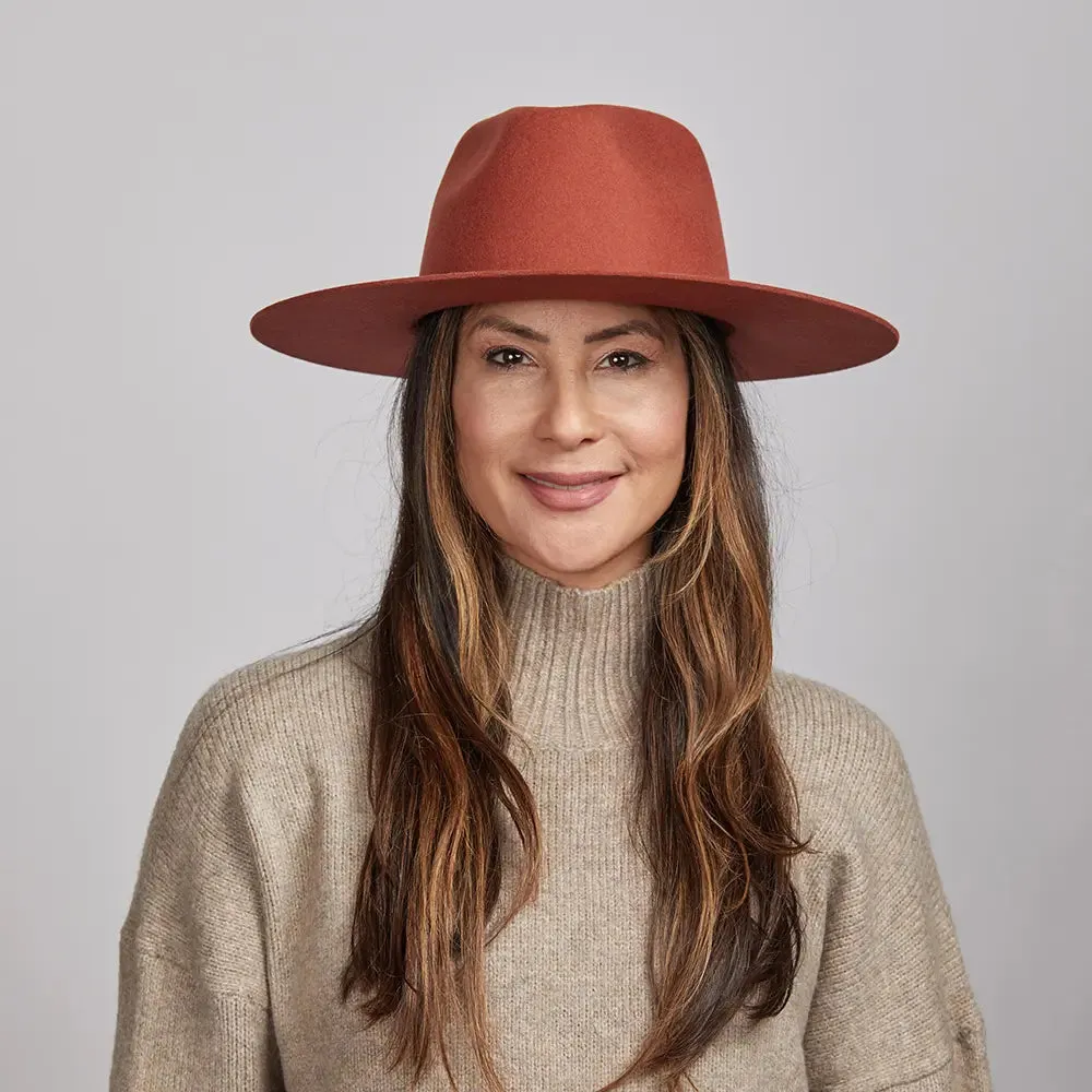 Rancher Vivid | Womens Colored Felt Fedora Hat sold by American Hat Makers