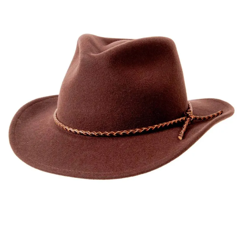 Walker | Mens Felt Fedora Hat sold by American Hat Makers