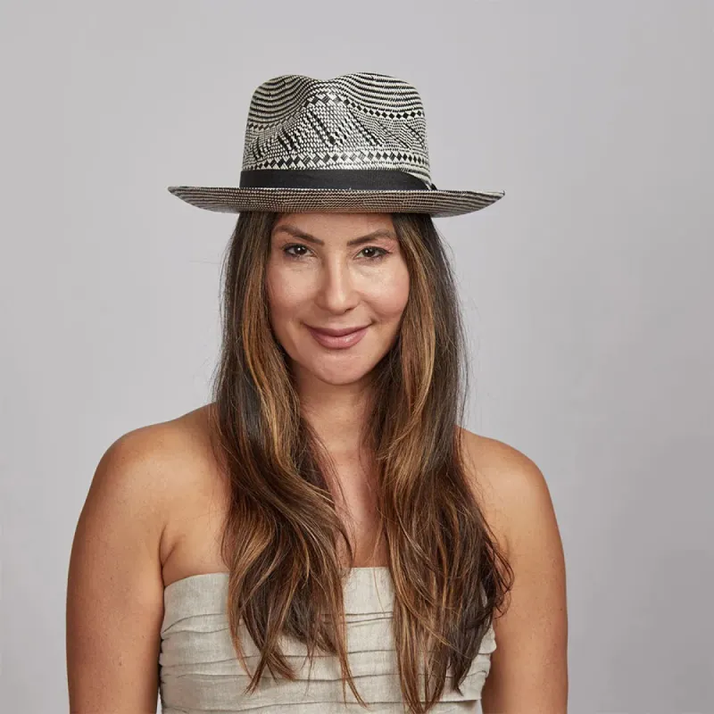 Berlin | Womens Fedora Straw Hat sold by American Hat Makers