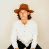 Aspen | Mens Wide Brim Felt Fedora Hat sold by American Hat Makers
