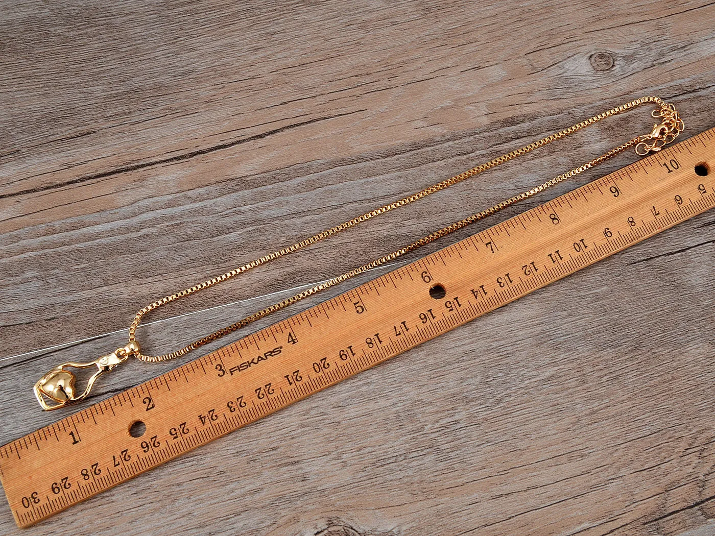 Swarovski Crystal Light Sapphire Elements Heart Bottle Necklace sold by Anna-Kaci product image thumbnail 3