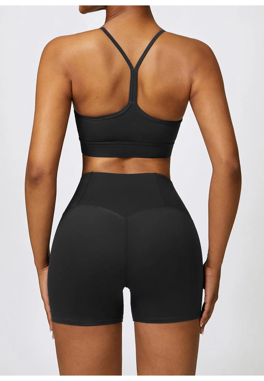 Solid Color Y-Back Activewear Sports Bra sold by Anna-Kaci product image thumbnail 2