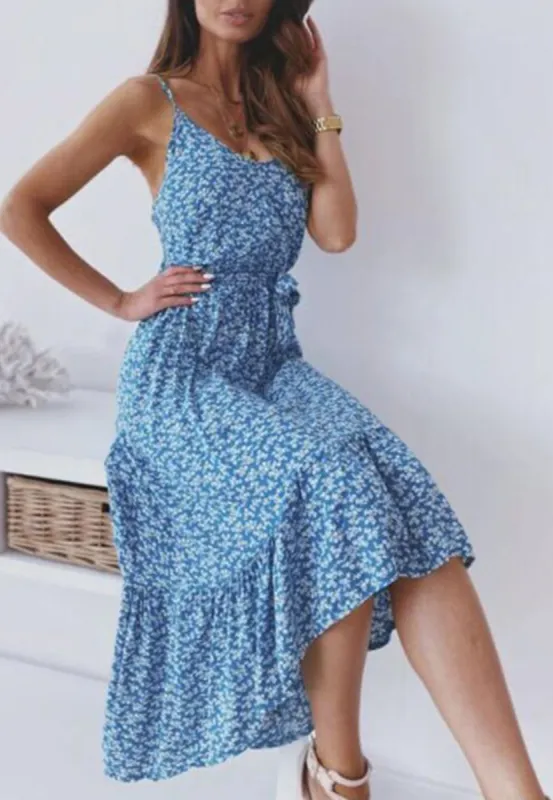 High Low Soft Daisy Dress sold by Anna-Kaci