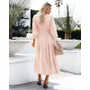 Flowy Ruffle Tunic Midi Dress sold by Anna-Kaci
