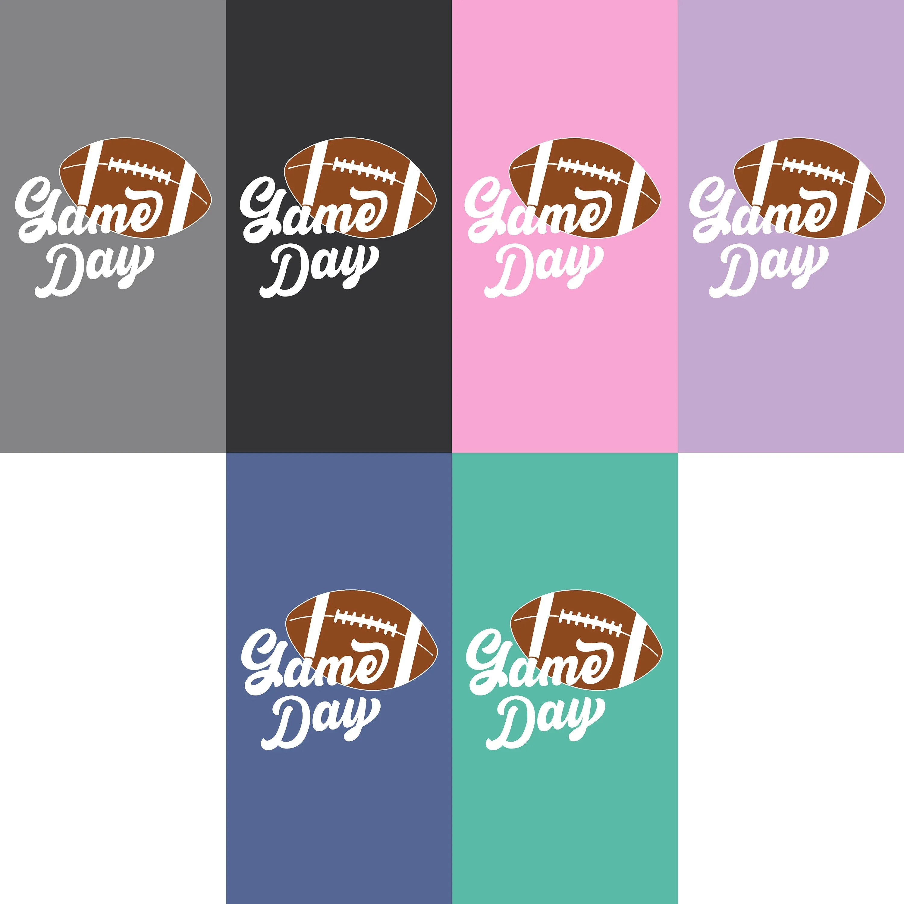 Game Day Groove White Font Tee - Football Backdrop, Sports Event Vibes, Tail Gate Tee, Football Tee, Sports Tee, Sports Girl sold by Anna-Kaci product image thumbnail 5