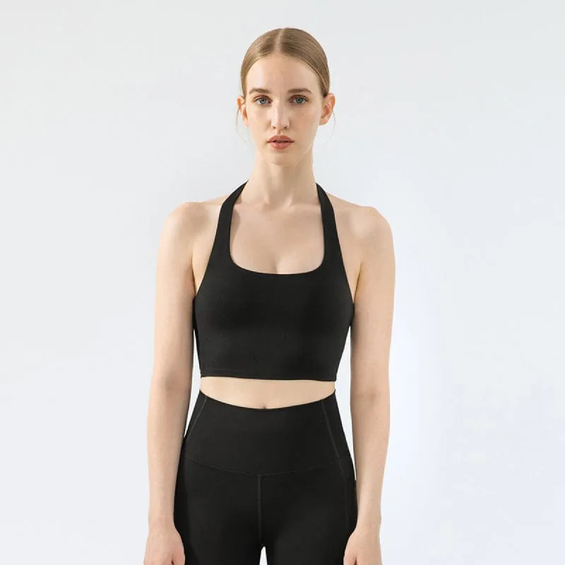 Buttery Soft Halter Active Top sold by Anna-Kaci