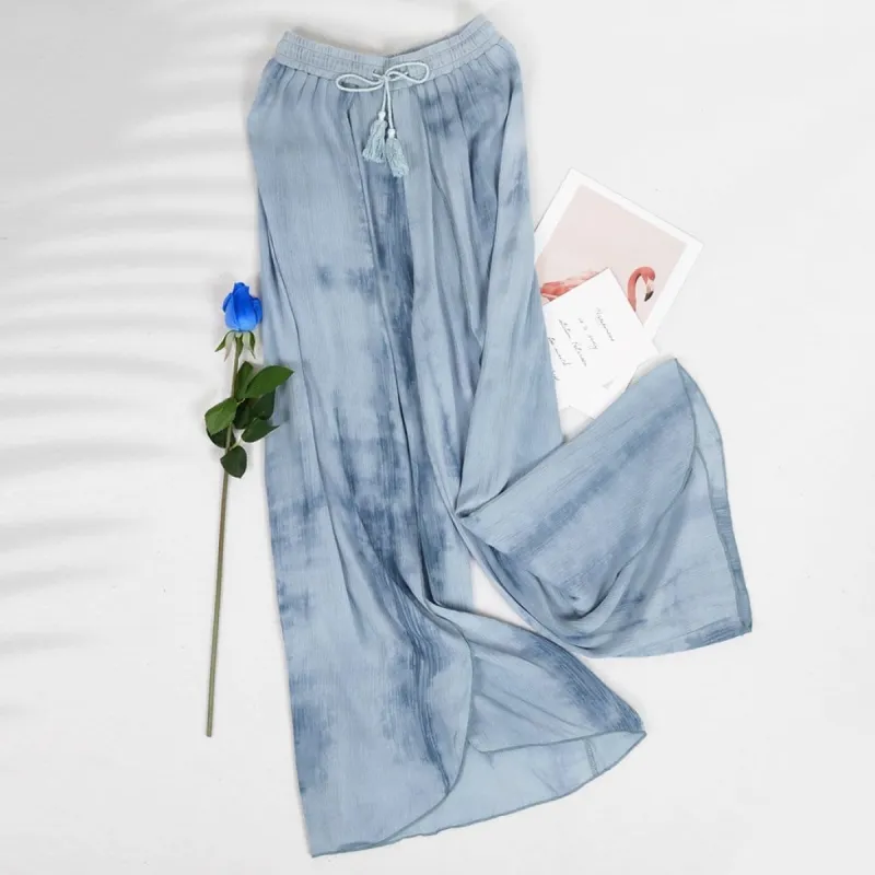 Everyday Palazzo High Waist Summer Day Pant sold by Anna-Kaci