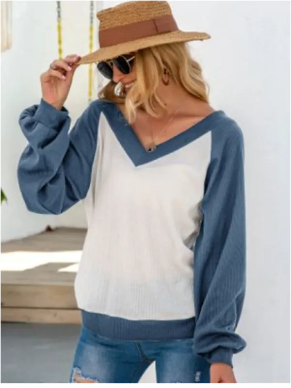 Springtime Waffle Blouse sold by Anna-Kaci