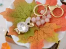 Pink Beaded Gold Lucky Bunny Rabbit Keychain sold by Anna-Kaci