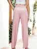Elastic High Waisted Loose Silk Wide Leg Pants sold by Anna-Kaci