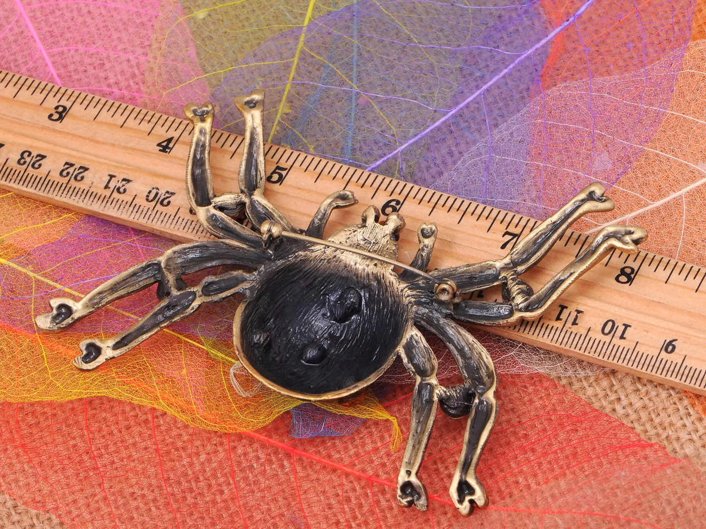Super Enamel Paint Spider Insect Pin Brooch sold by Anna-Kaci product image thumbnail 3