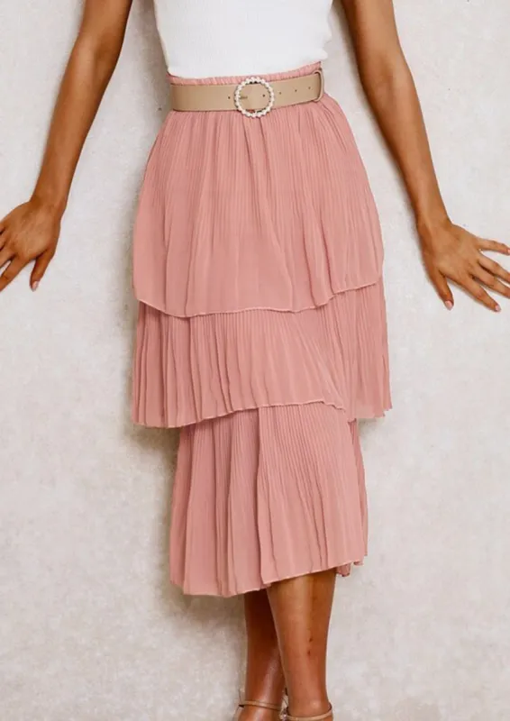 Layered Pleated Skirt sold by Anna-Kaci