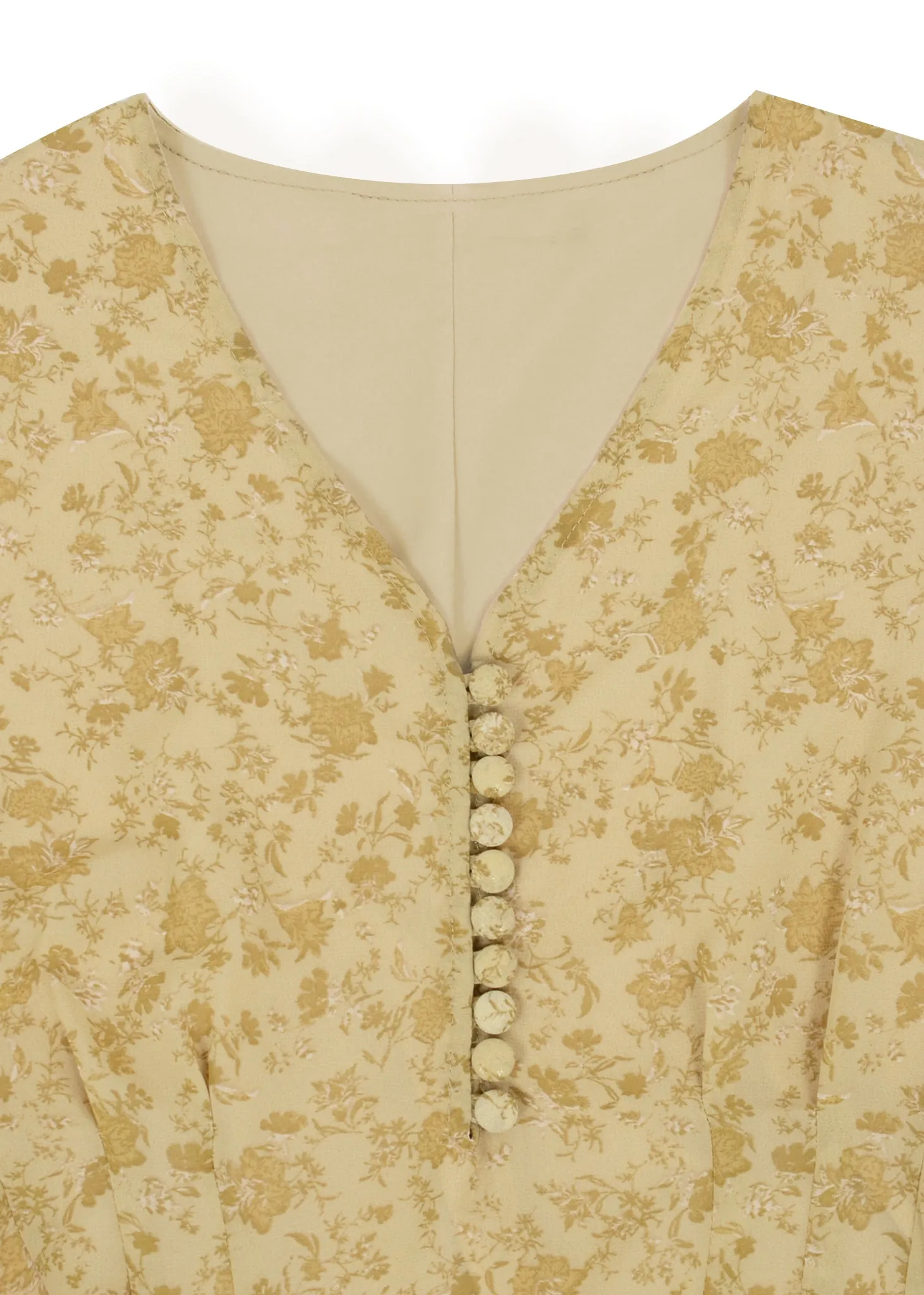 Floral Print Darted Dress sold by Anna-Kaci product image thumbnail 3