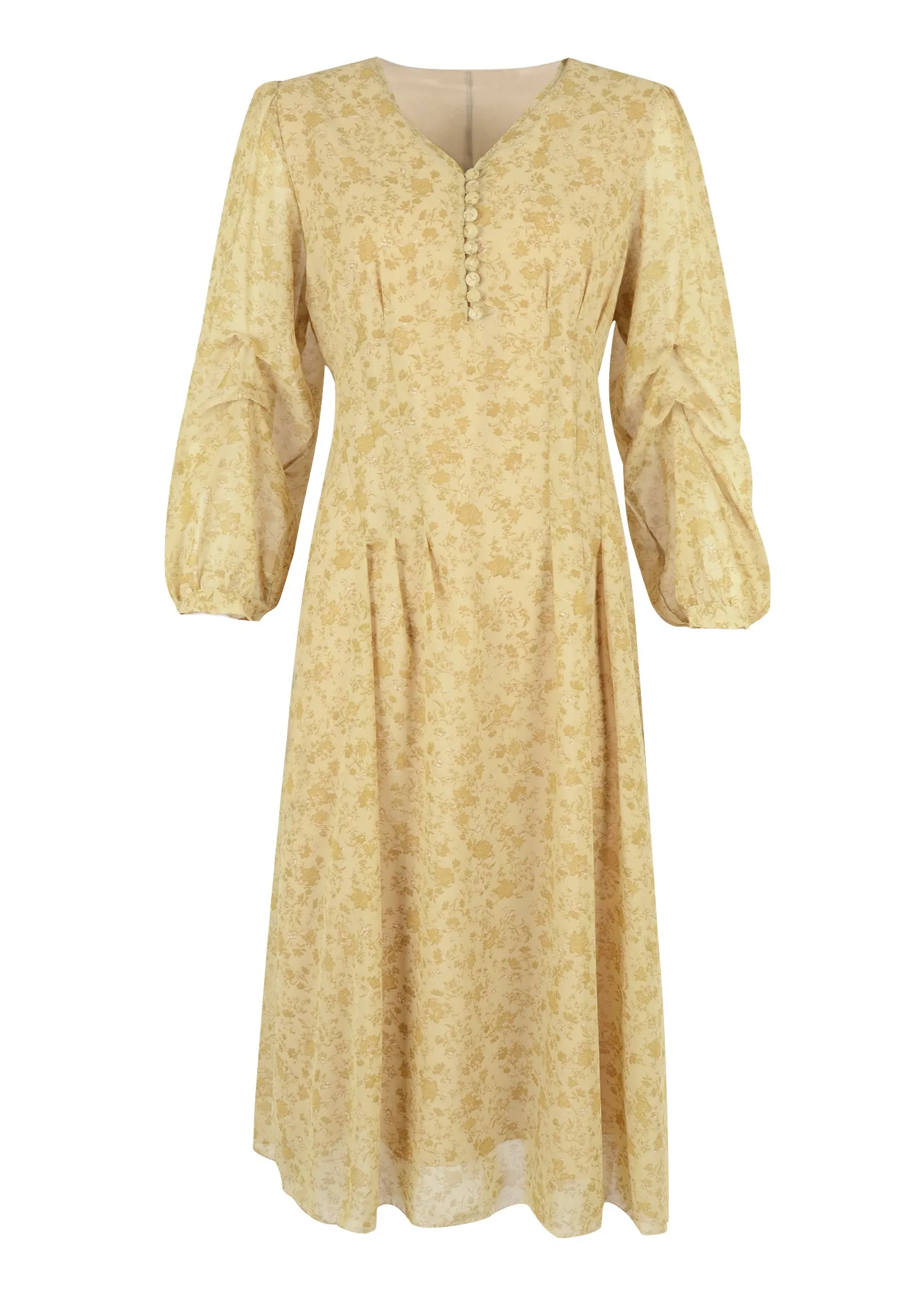 Floral Print Darted Dress sold by Anna-Kaci