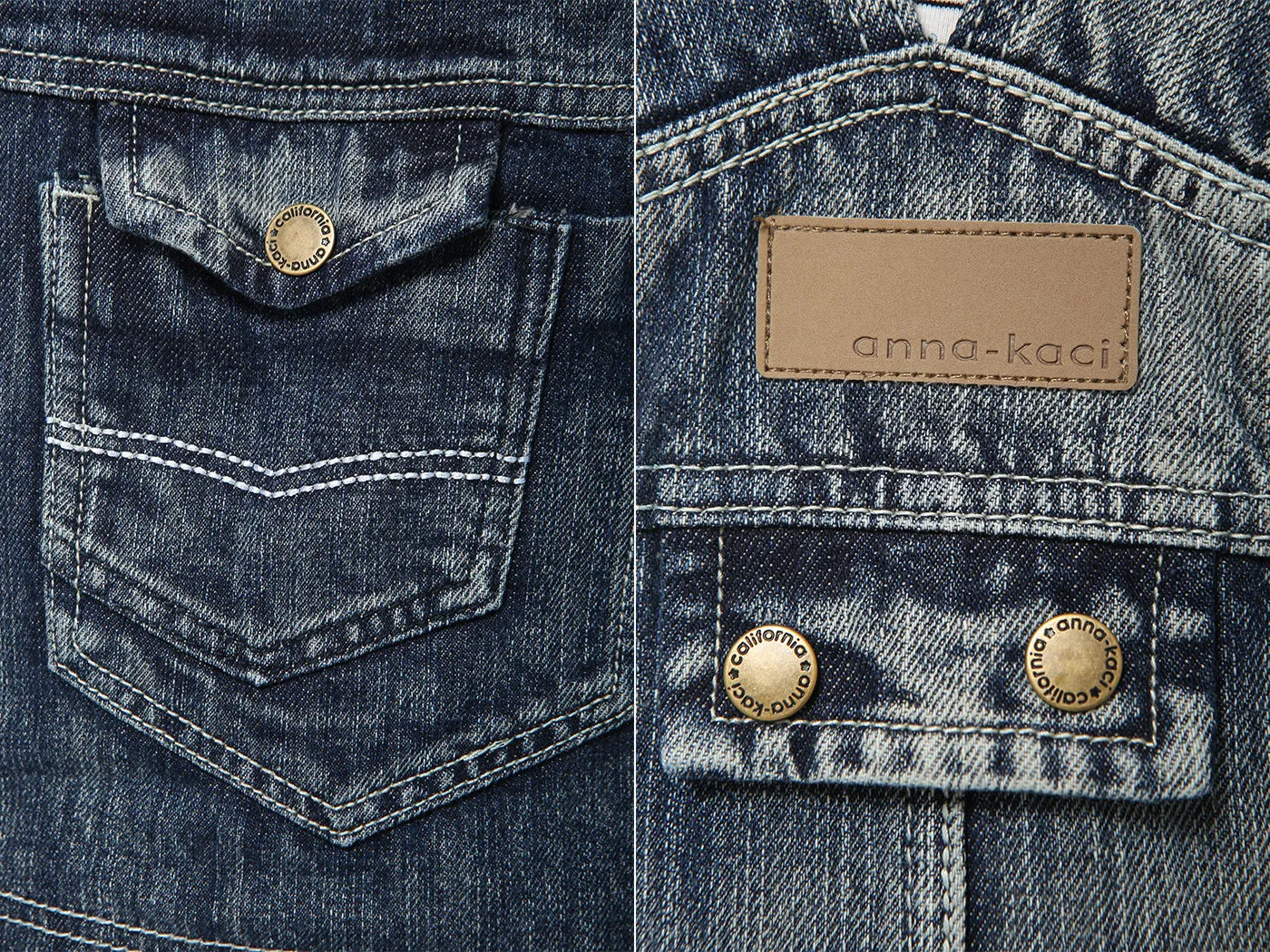 Plus Size Classic Denim Overalls sold by Anna-Kaci product image thumbnail 5