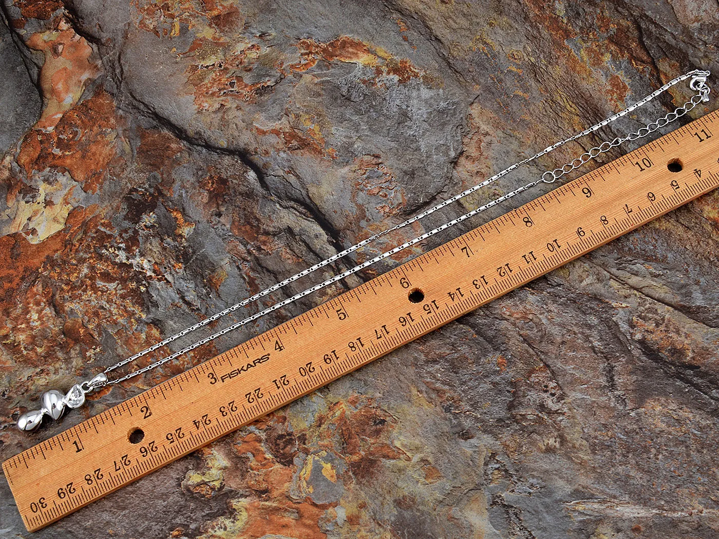 Swarovski Crystal Aquamarine Sky Blue Teardrop Water Bridesmaid March Births Necklace sold by Anna-Kaci product image thumbnail 3