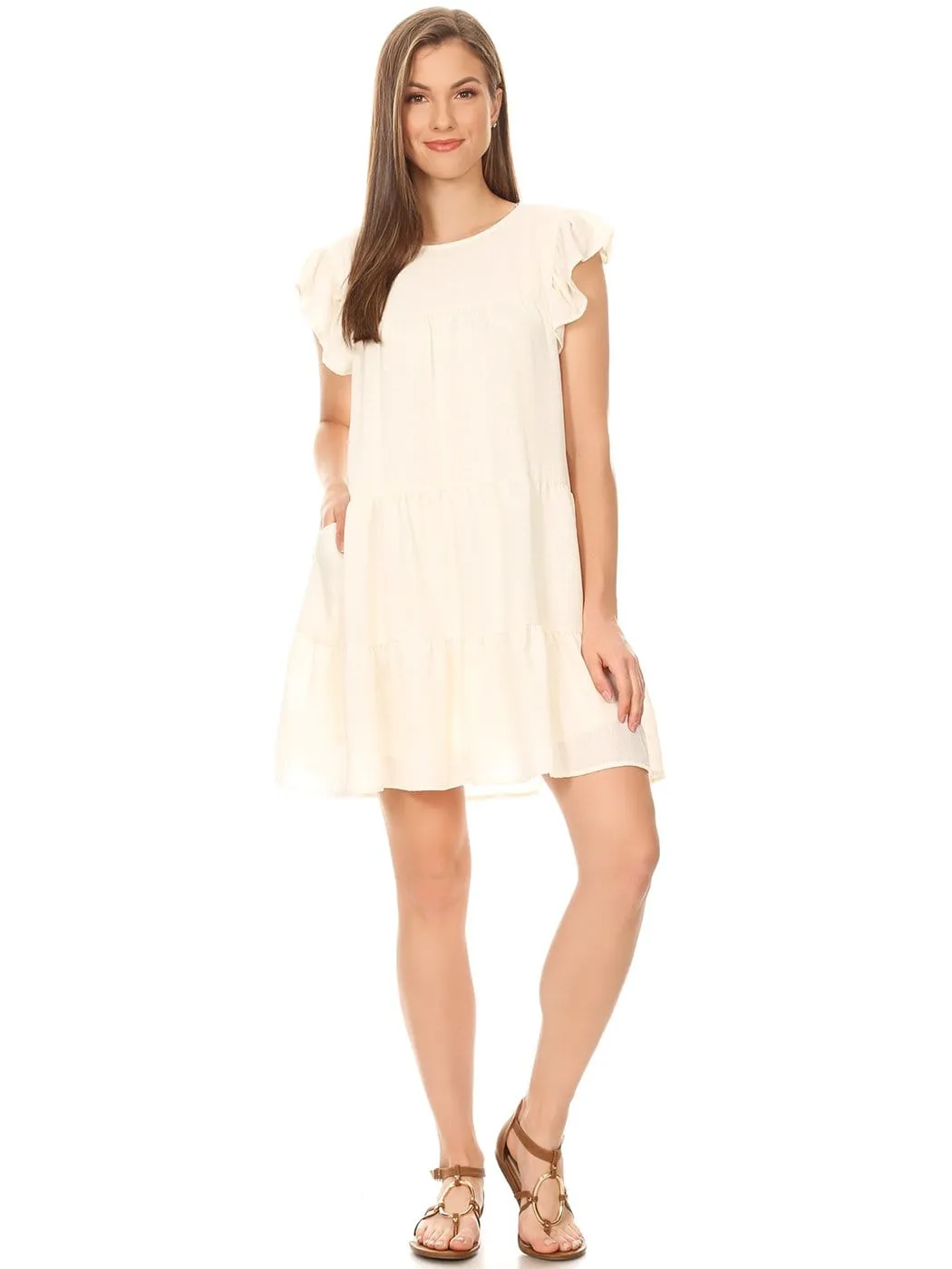 Casual Ruffle Summer Dress sold by Anna-Kaci product image thumbnail 2