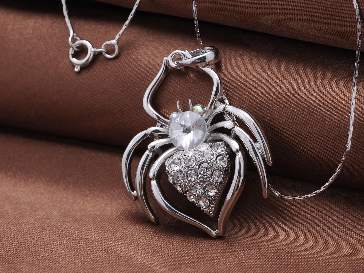 Spider Insect Necklace Pendant sold by Anna-Kaci product image thumbnail 2