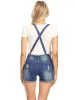Distressed Denim Short Overalls sold by Anna-Kaci