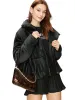 Velvet Zip Up Puffer Jacket sold by Anna-Kaci