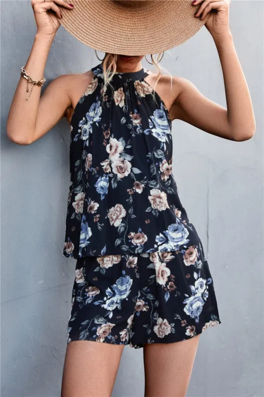 Halter Neck Vintage Floral Coordinates sold by Anna-Kaci