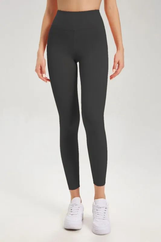 Soft Buttery High Rise Leggings with Slim Pockets sold by Anna-Kaci