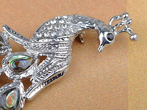 Antique Abalone Female Peacock Pin Brooch sold by Anna-Kaci product image thumbnail 5