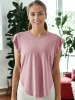 Loose Fresh Short Sleeved Fitness T-shirt sold by Anna-Kaci