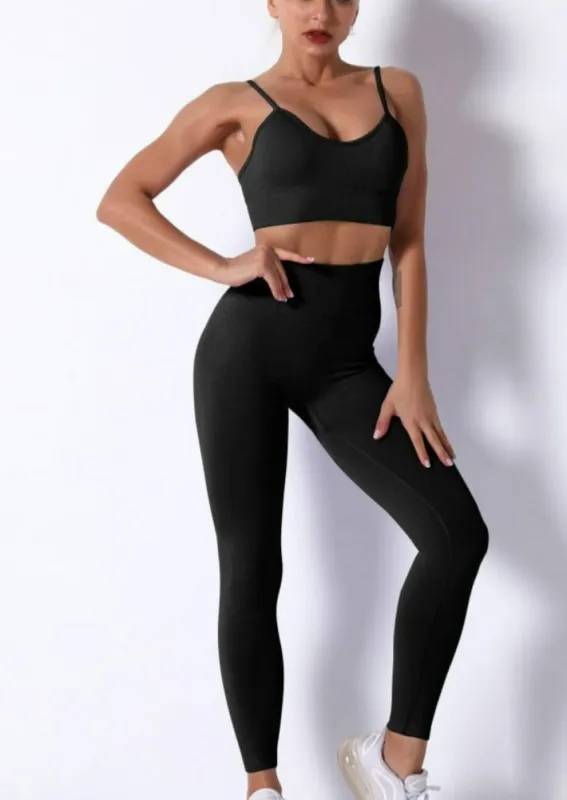 Racerback & Flow Leggings Set sold by Anna-Kaci