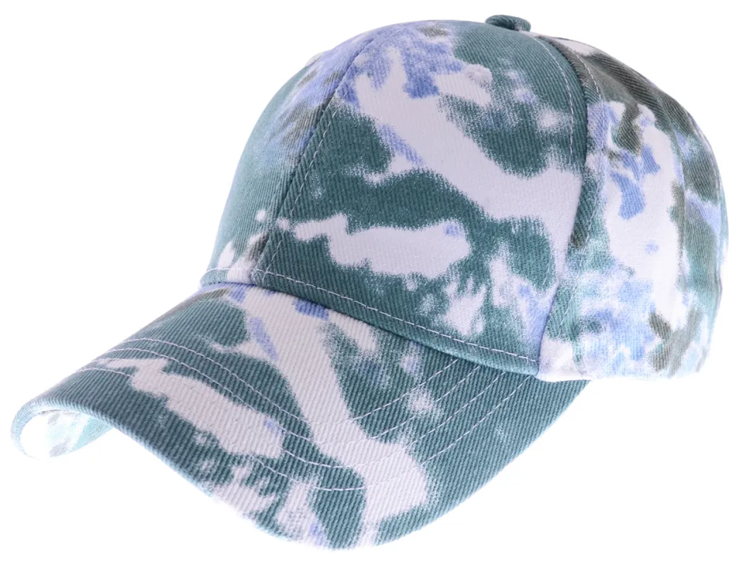 Anna-Kaci Unisex Tie Dyed Hiphop Baseball Cap Adjustable Cotton Hats sold by Anna-Kaci