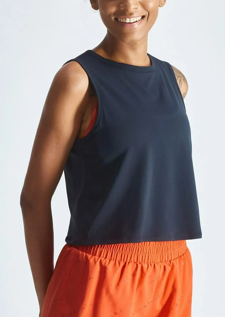 High Neck Cropped Boxy Lightweight Tank sold by Anna-Kaci