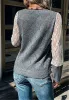 Argyle Knit Lace Sleeve Sweater sold by Anna-Kaci