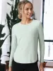 Loose Slim Long Sleeved Quick Drying Yoga Sweatshirt sold by Anna-Kaci