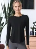 Loose Slim Long Sleeved Quick Drying Yoga Sweatshirt sold by Anna-Kaci
