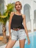 Crochet Lace Hem Halter Top sold by Anna-Kaci