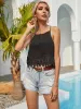 Crochet Lace Hem Halter Top sold by Anna-Kaci