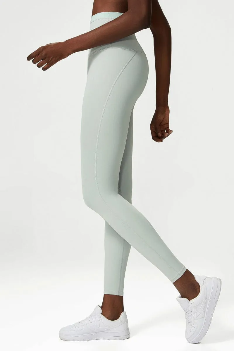 Soft Buttery High Waisted Double Lined Fitness Leggings sold by Anna-Kaci product image thumbnail 3