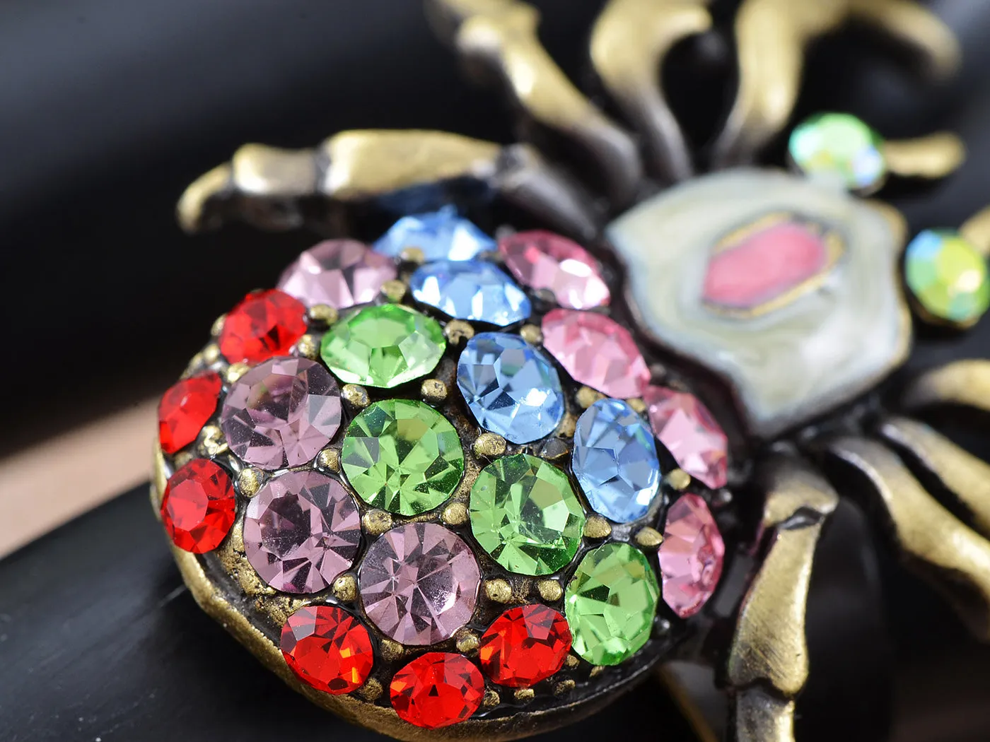Multicolor Czech Body Spider Insect Bug Jewelry Ring sold by Anna-Kaci product image thumbnail 4