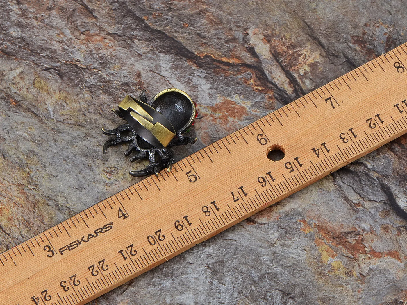 Multicolor Czech Body Spider Insect Bug Jewelry Ring sold by Anna-Kaci product image thumbnail 3