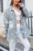 Star Print Faded Denim Jacket sold by Anna-Kaci