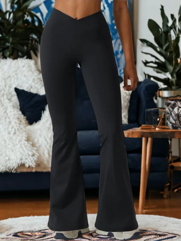 Butt-Lifting Yoga Bell-Bottom Pants sold by Anna-Kaci
