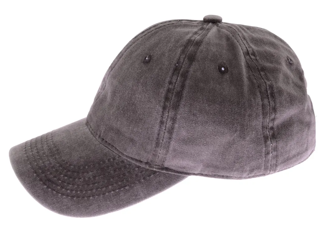 Anna-Kaci Men Women Baseball Cap Vintage Washed Denim Distressed Hats Twill Adjustable Trucke Dad Hat sold by Anna-Kaci