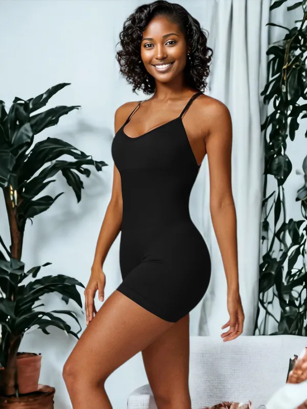 Seamless Tight-Fitting Hip Lifting Fitness Jumpsuit sold by Anna-Kaci